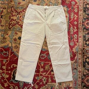 Folk Assembly Work Pant Relaxed Pants - Stone - Size 4 (waist 33-35)